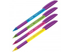 Ручка шариковая Berlingo "Triangle 110 Color" синяя, 0,7мм, грип, корпус ассорти CBp_07115