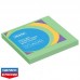 Бумага для заметок с клеев.краем ATTACHE Bright colours, 76х76 мм, салатовый 100л, 1495408
