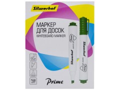 Маркер для досок Silwerhof Prime+ скошенный пиш. наконечник 2-5мм зеленый 1526248