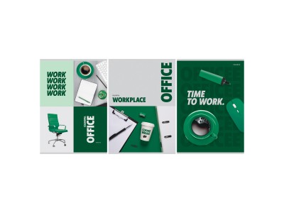 Тетрадь 80л., А4, клетка BG "Office", Т4ск80 60326