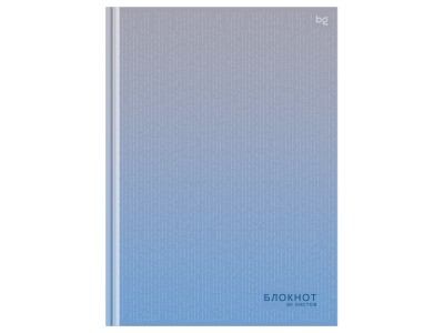Бизнес-блокнот А4, 80л., BG "Моноколор. Градиент", матовая ламинация, выб. лак ББ4т80_лм_вл 64112