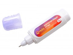 Корректирующая ручка QREDO, металлический наконечник, 8 мл, 069002500