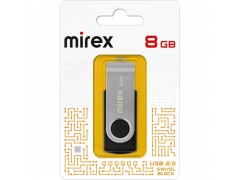USB флэш-накопитель Mirex SWIVEL BLACK 8GB