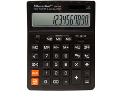 Калькулятор настольный Silwerhof SH-444 черный 12-разр., 1986166