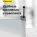 Доска магнитно-маркерная Silwerhof лак белый 100x150см алюминиевая рама, лоток для аксессуаров, 2014102
