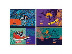 Альбом для рисования 20л., А4, на скрепке BG "Экстремальный", эконом АР4ск20 10986