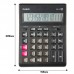 Калькулятор настольный бухгалтерский Casio GR-14, полноразмерный, 14 разр. DP, черный