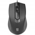 Мышь Defender Optimum MB-270, USB, черный, 3btn+Roll 52270