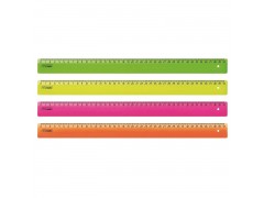 Линейка 40 см NEON, СТАММ, 4 цвета, ЛН510