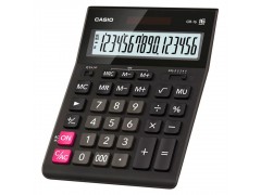 Калькулятор настольный Casio GR-16 черный 16-разр., арт. GR-16-W-EH