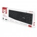 Клавиатура Smartbuy ONE 220, USB мультимедийная, черный SBK-220U-K