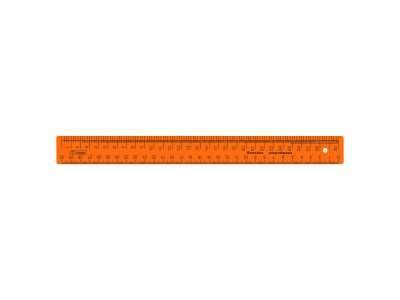 Линейка закройщика 30см NEON оранжевая СТАММ, арт. ЛН710