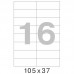 Этикетки самокл. ProMEGA Label BASIC 105х37 мм/16 шт. на лист.А4 (100 л), арт.890729