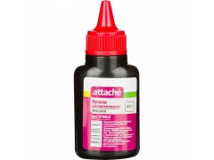 Краска штемпельная Attache красная 45 гр, 979615