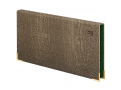 Еженедельник недатированный, 64л., твердый переплет, кожзам, BG "Python.Dark khaki", цветной срез Wu_62164