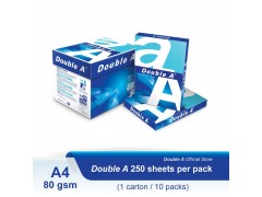 Бумага DOUBLE A Premium, AA+, А4, белизна 165%CIE, 80 г/м, 250 л, эвкалипт (Тайланд)