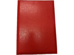 Папка адресная 133-02, кожзам, красная