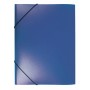 Папка на резинке Бюрократ -PR05 A4 пластик кор. 30мм 0.5мм, цвет синий