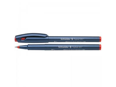 Ручка капиллярная Schneider TopBall 857 0,6 мм, цвет красный