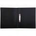 Папка на 2-х кольцах OfficeSpace, 25мм, 500мкм, черная, арт. ПН2К_20335