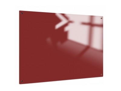 Доска стеклянная магнитно-маркерная Classic Boards BMG645, 60х45см, арт. GB6045, цвет красный
