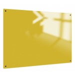 Доска стеклянная магнитно-маркерная Classic Boards BMG645, 60х45см, арт. GB6045, цвет желтый