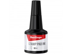Штемпельная краска Berlingo, 30мл, черная KKp_30001
