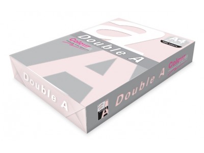 Бумага цветная DOUBLE A, А4, 80 г/м, розовый (Pink), 100 листов