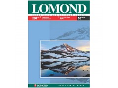 Бумага А4 для стр. принтеров Lomond, 200г/м2 (50л) гл.одн., арт. 0102020