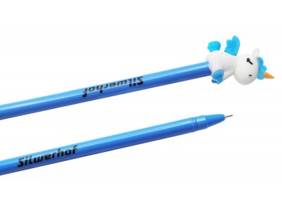 Ручка гелевая Silwerhof UNICORN (026164-01) 0.5мм синие чернила