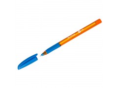 Ручка шариковая Berlingo "Skyline" светло-синяя, 0,7мм, игольчатый стержень, грип CBp_07130