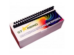 Пластиковые пружины для переплета STARBIND 8 мм.черные /100шт./