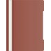 Папка-скоросшиватель Бюрократ -PS20BROWN A4 прозрач.верх.лист пластик коричневый 0.12/0.16