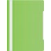 Папка-скоросшиватель Бюрократ -PS20LETT A4 прозрач.верх.лист пластик салатовый 0.12/0.16