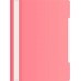 Папка-скоросшиватель Бюрократ -PS20PINK A4 прозрач.верх.лист пластик розовый 0.12/0.16