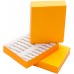 Блок самоклеящийся бумажный Silwerhof 38x51мм 100лист. 75г/м2 неон оранжевый европодвес (упак.:3шт) 1204461