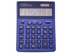 Калькулятор CITIZEN SDC-444 XRNVE, темно-синий, разм.204х155х33мм, арт.SDC444XRNVE