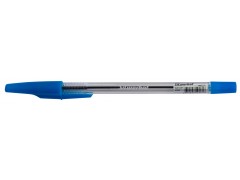 Ручка шариков. Silwerhof 1465256 Style d=0.7мм чернила син. сменный стержень линия 0.5мм прозр.корпус