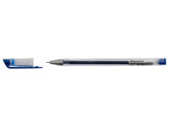 Ручка гелев. Silwerhof Solo 1474301 d=0.5мм синяя, игловидный наконечник
