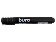Маркер перманентный Buro 1530440 пулевидный пиш. наконечник 1-3мм черный