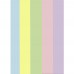 Бумага цветная, DOUBLE A, 80гр, А4, 5х20, ассорти, пастель, (голубой, желтый, зеленый, розовый, фиолетовый), 100л, арт. Pastel Rainbow 3