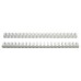 Пружины для переплета пластиковые Silwerhof d=19мм 116-135лист A4 белый (100шт), арт.1549873