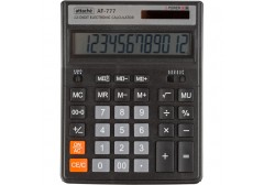 Калькулятор настольный ПОЛН/Р Attache AF-777,12р,дв.пит,200x155мм, черный, арт. 1572675