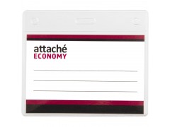 Бейдж Attache Economy 78x96 150 мкм без шнурка, вкладыш 60x90, 5шт/уп, арт. 1658128