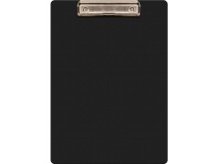 Папка-планшет Бюрократ -PD6004/BLCK A4 пластик 1.2мм черный
