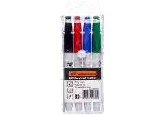 Набор маркеров Workmate W-8 для доски, 4 цвета, 1-3мм, арт. 048400800
