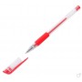 Ручка гелевая Workmate, красная с резиновым упором, толщина линии 0,5мм, с ш/к *50, арт.049002505