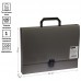 Папка-портфель 1 отделение OfficeSpace, 600мкм, серый F01P4_10259