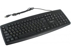 Клавиатура Gembird KB-8351U-BL, USB, черный, 104 клавиши, кабель 1,5м