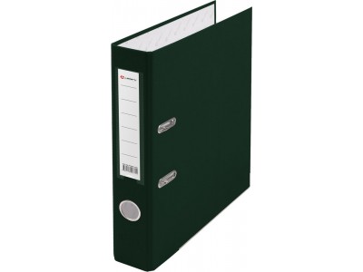 Папка регистратор А4, ПВХ LAMARK, 50 мм, с мет. уголком, зелёный, арт.AF0601-GN1